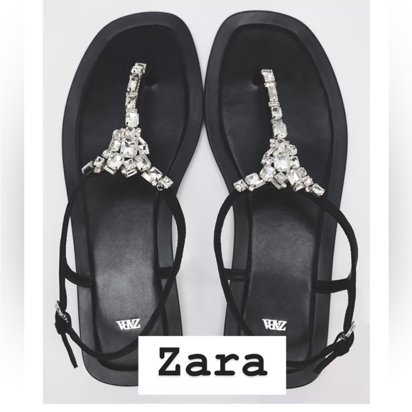 NWT ZARA VACATION EMBELLISHED SANDAL SIZE 8
🚨FIRM PRICE - Picture 1 of 8
